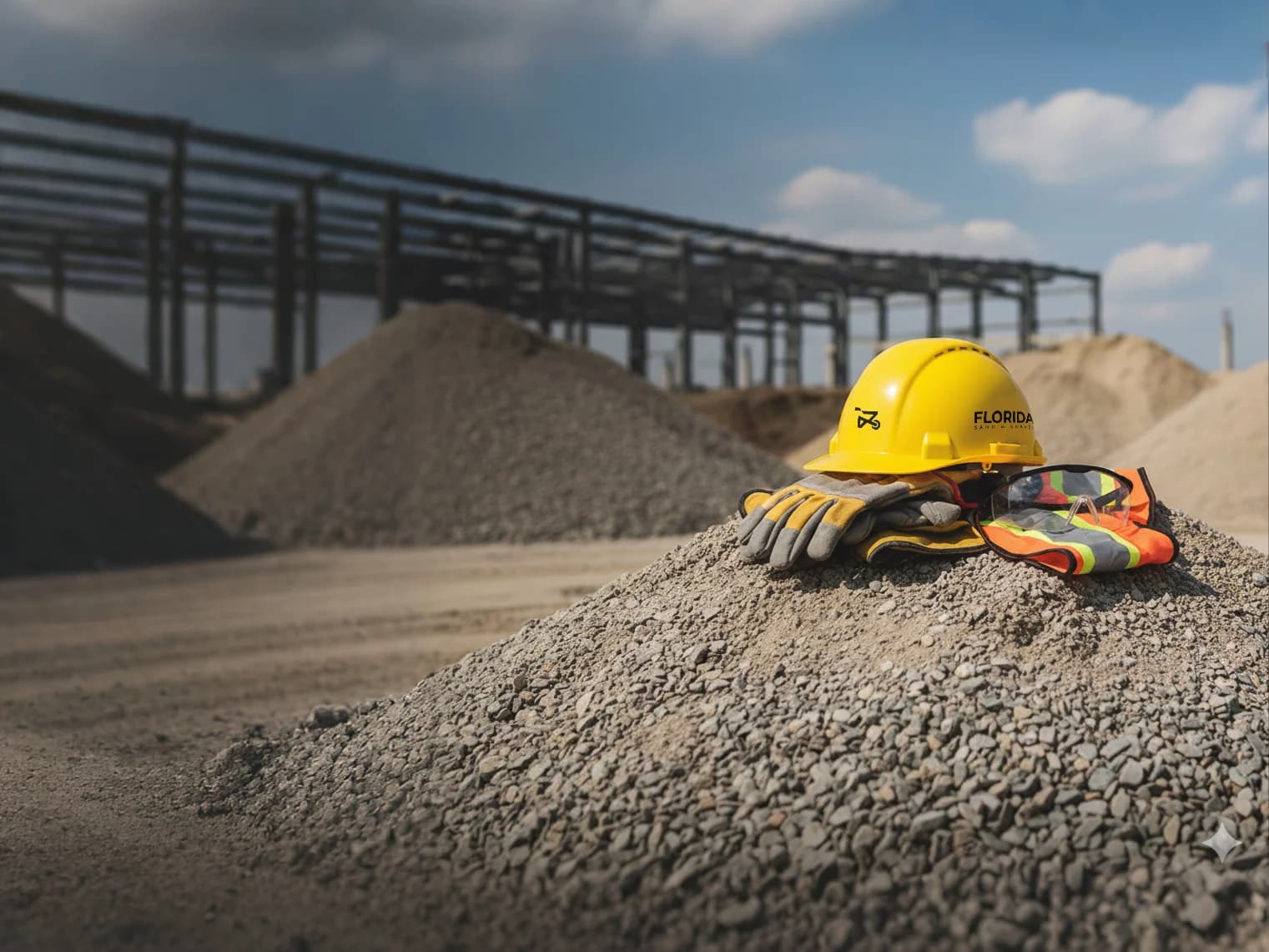 Construction materials and heavy equipment in Florida